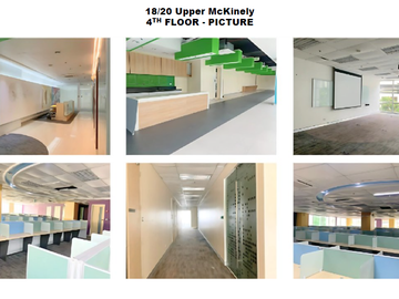 For Lease! 2,306 Sqm at 18/20 Upper McKinley Bldg, Taguig City - McKinley