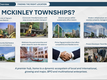 For Lease! 2,306 Sqm at 18/20 Upper McKinley Bldg, Taguig City - McKinley
