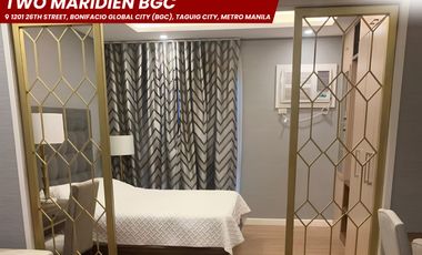 STUDIO FOR SALE AT TWO MARIDIEN, BGC, TAGUIG CITY, METRO MANILA