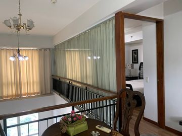 Fully Furnished Bi-Level 2-Bedroom Corner Unit at The Columns Legaspi