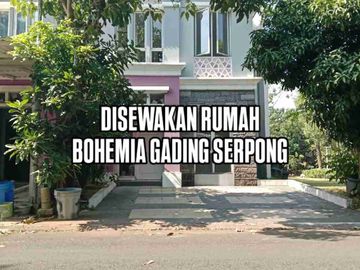 DISEWA RUMAH RAPI SIAP HUNI DI BOHEMIA GADING SERPONG TANGERANG