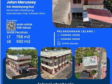 DIJUAL PENGINAPAN 3 LANTAI DI KOTA MANADO