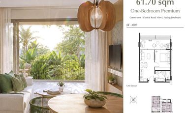 Escana Boracay Tower 2, 1BR with balcony, Pre selling condo unit