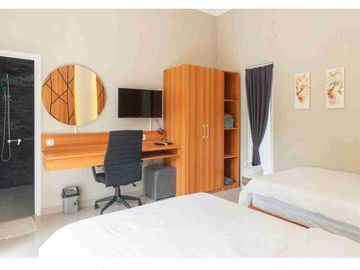 Buc Villa Mewah 2Lt 150M2 Full Furnish 3Kamar Kerobokan Dkt Canggu