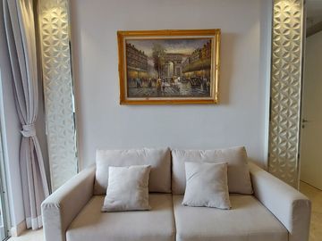Disewa Apartemen Gold Coast PIK 1BR 51m2, Full Furnished, Sea View