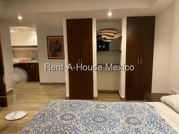 Departamento Amueblado en Renta en Coyoacan ,Campestre Churubusco EDLT 26-1588.
