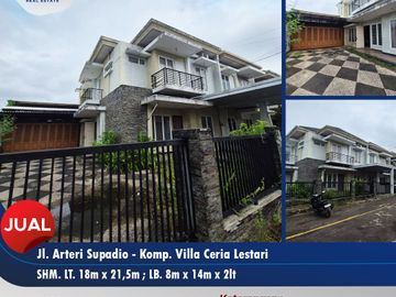 Rumah Cluster 2 Lantai Area dekat Taman Komplek Posisi Hook Akses Mudah ke Bandara di Arteri Supadio