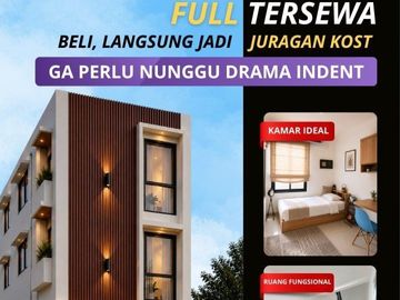 Jual Rumah Kost Penuh Penyewa di UI Depok SHM Full Furnitur