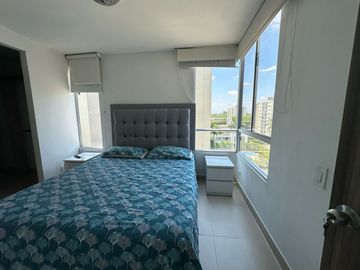 ALQUILER DE APARTAMENTO AMOBLADO EN BOCHALEMA - UNIDAD K 108 CEDRO - 7 PISO - PARQUEADERO PRIVADO EN PLATAFORMA.