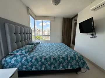ALQUILER DE APARTAMENTO AMOBLADO EN BOCHALEMA - UNIDAD K 108 CEDRO - 7 PISO - PARQUEADERO PRIVADO EN PLATAFORMA.