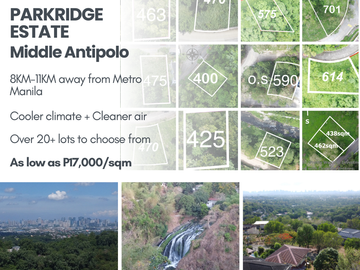 Rush Parkridge Estate Valleygolf Antipolo Lots