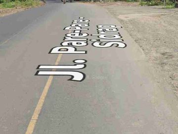 Dijual lokasi Poros jalan provinsi pare pare sidrap cocok peruntukan perumahan harga murah