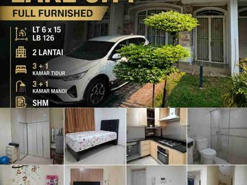Dijual Rumah 2 Lantai Furnished Siap Huni di Green Lake City