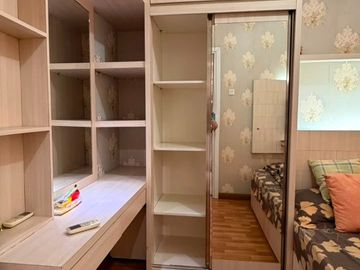 2 KAMAR FULL FURNISHED APARTEMEN GREEN PRAMUKA CITY TOWER BOUGENVILLE PERBULAN INCLUDE MAINTANCE
