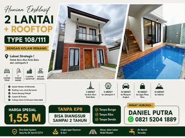 villa kota batu lokasi dekat alun alun kota batu
