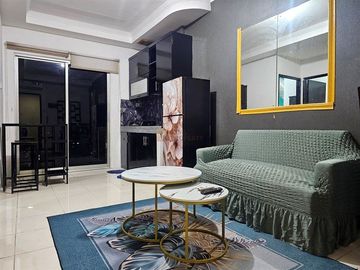 Termurah Siap Jual Rugi! Dijual Apartemen Mediterania Garden Residences Medit 2, 2BR Hoek Furnished Nyaman Siap Huni Hanya Jalan Kaki Ke Mall CP