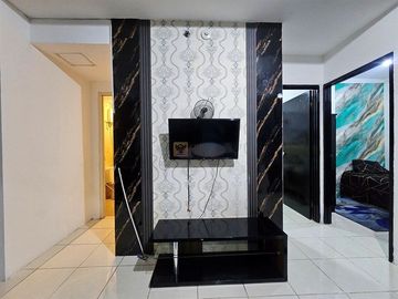 Termurah Siap Jual Rugi! Dijual Apartemen Mediterania Garden Residences Medit 2, 2BR Hoek Furnished Nyaman Siap Huni Hanya Jalan Kaki Ke Mall CP