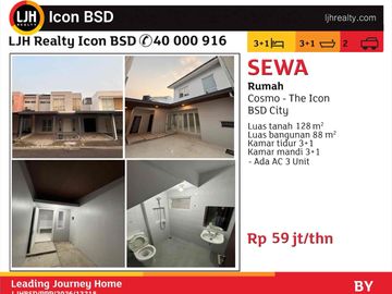 Diaewakan Rumah di Pusat Bisnis BSD