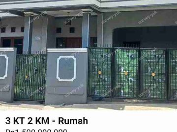 Rumah 2 lantai Lt 98 SHM IMB PBB strategis bebas banjir Pondok Aren - Bintaro
