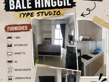 🏙 DISEWAKAN APARTEMEN BALE HINGGIL – TYPE STUDIO 🏙