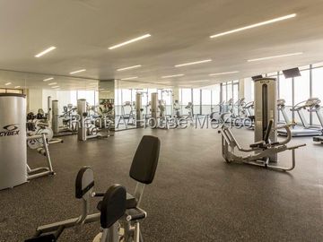 Departamento en renta de 96m2 con 2 recamaras, 2 baños, 2 estacionamientos, Bosque de las palmas, Huixquilucan, Estado de México