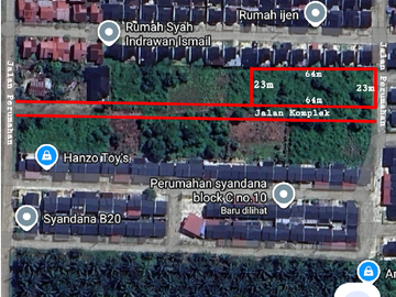 Tanah dijual jl Kaharuddin Nasution Dekat Kantor Desa Kubang Jaya