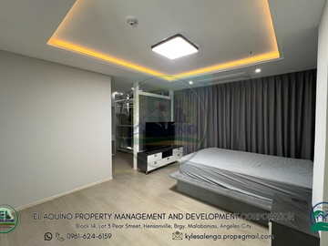Fully-Furnished 2-Bedroom Condo Unit for Rent located at Brgy. Anunas, near Friendship Highway, Angeles City