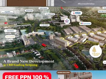 Dekat Akses BSD dan Summarecon Miliki Rumah Baru 2 Lantai di Illago Grande Free PPN