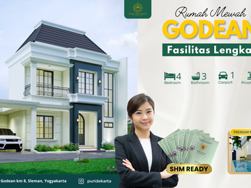 Jual Hunian Rumah Mewah 2 Lantai Jogja SHM dengan Kolam Renang Pribadi