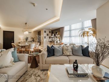 Fully furnished 3-Bedroom at Garden Towers for Rent in Makati