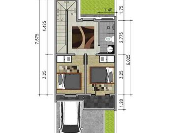 Rumah 2 lantai indent harga murah, lokasi Pamulang dekat jakarta