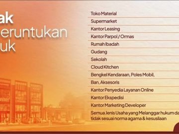 Ruko Strozzi Commercial 4,1M Terlaris! Now Launching Get Privillage NUP