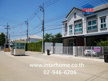 Two-story townhome, 18.9 sq.wah, Siwarom Village, Sukhumvit-Bang Pu 58, near Bang Pu Municipality, Soi Bang Pu Municipality 58, Old Sukhumvit Road, Sr