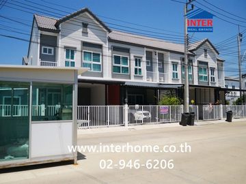 Two-story townhome, 18.9 sq.wah, Siwarom Village, Sukhumvit-Bang Pu 58, near Bang Pu Municipality, Soi Bang Pu Municipality 58, Old Sukhumvit Road, Sr