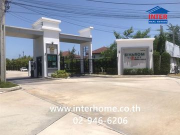 Two-story townhome, 18.9 sq.wah, Siwarom Village, Sukhumvit-Bang Pu 58, near Bang Pu Municipality, Soi Bang Pu Municipality 58, Old Sukhumvit Road, Sr