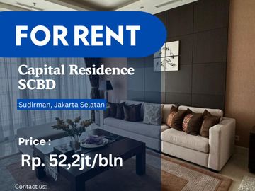 Disewakan Capital Residence SCBD Sudirman Best 3BR CITY VIEW