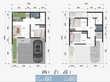 Rumah cluster 1 lantai strategis dekat dengan Pamulang, Tangsel