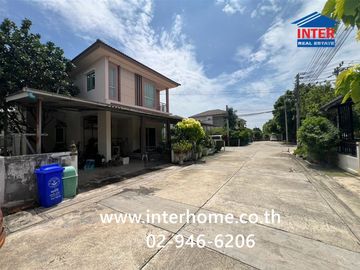Two-story detached house, 54.5 sq.wah, Thana Village, Rama 5 - Bang Yai, near Bang Yai Market, Soi Kaew In, Kanchanaphisek Road, Rattanathibet Road, B