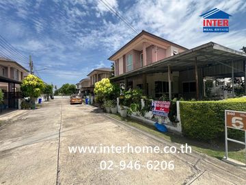 Two-story detached house, 54.5 sq.wah, Thana Village, Rama 5 - Bang Yai, near Bang Yai Market, Soi Kaew In, Kanchanaphisek Road, Rattanathibet Road, B