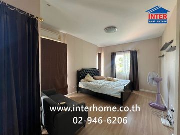 Two-story detached house, 54.5 sq.wah, Thana Village, Rama 5 - Bang Yai, near Bang Yai Market, Soi Kaew In, Kanchanaphisek Road, Rattanathibet Road, B