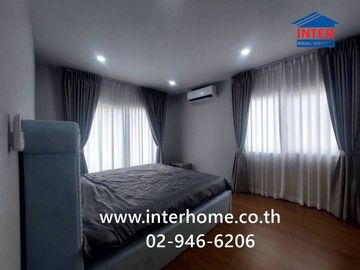 Two-story detached house, 50.8 sq.wah, Centro Bangna-Kingkaew Village, near Suvarnabhumi Airport, Soi Kingkaew 6/1, Kingkaew Road, Bangna-Trat Road, B