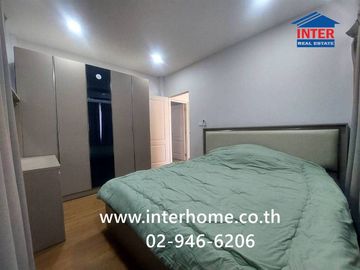 Two-story detached house, 50.8 sq.wah, Centro Bangna-Kingkaew Village, near Suvarnabhumi Airport, Soi Kingkaew 6/1, Kingkaew Road, Bangna-Trat Road, B