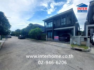 Two-story detached house, 50.8 sq.wah, Centro Bangna-Kingkaew Village, near Suvarnabhumi Airport, Soi Kingkaew 6/1, Kingkaew Road, Bangna-Trat Road, B