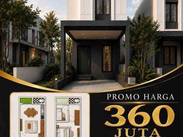 Rumah minimalis 2 lantai murah dekat tol Jatiwarna