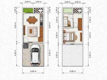 Rumah minimalis 2 lantai murah dekat tol Jatiwarna