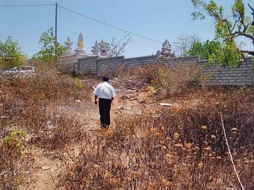Disewakan lahan kosong lokasi blong bidadari Ungasan dengan view laut
