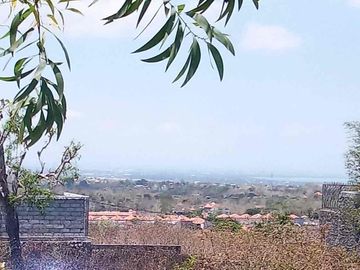 Disewakan lahan kosong lokasi blong bidadari Ungasan dengan view laut