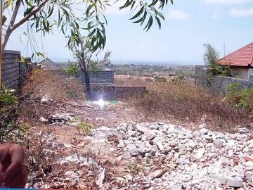 Disewakan lahan kosong lokasi blong bidadari Ungasan dengan view laut