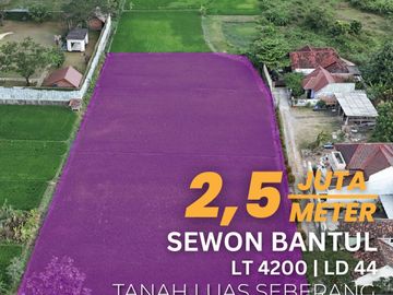 Jual Tanah Sewon Bantul Depan Politeknik ATK Harga Bu Nego Sampai Deal