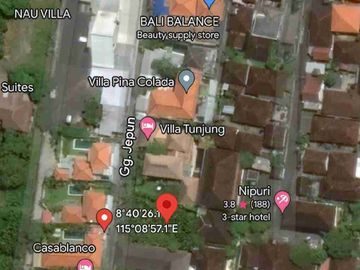 DIJUAL / FREEHOLD : Tanah Kecil Premium, 3,15 Are, Jl. Pantai Batu Belig Badung, Bali